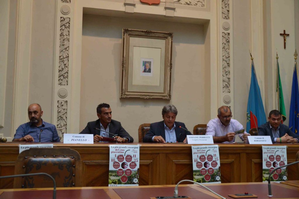 Presentazione Valtidone Wine Fest in Provincia di Piacenza